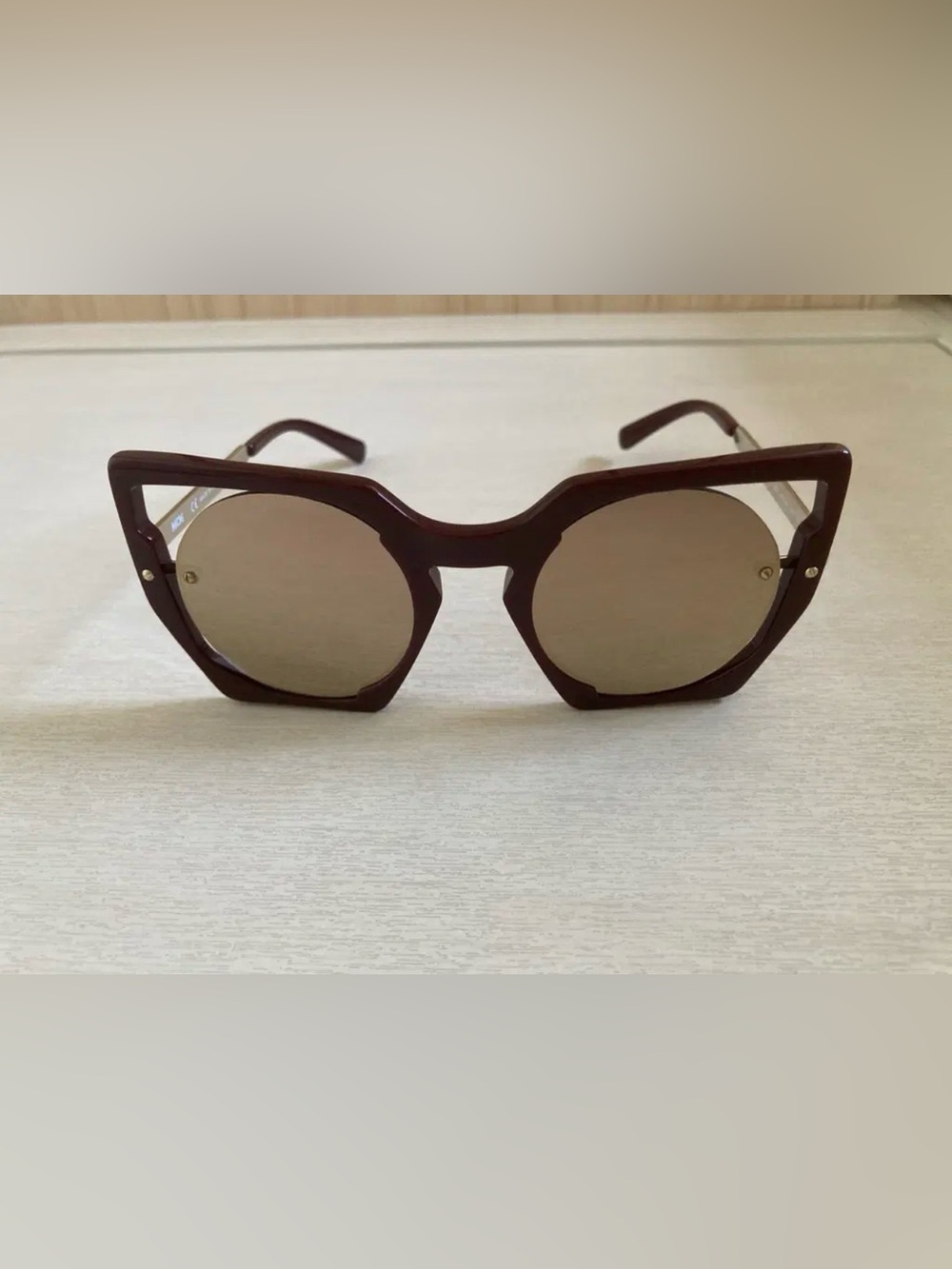 Authentic - MCM Sunglasses MCM655SA Bordeaux - Excellent Condition
